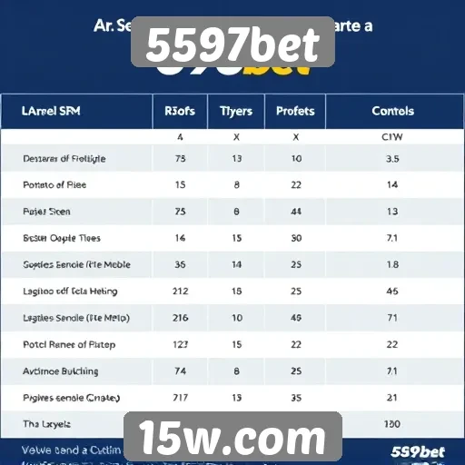 Comparação da 5597bet com concorrentes do setor