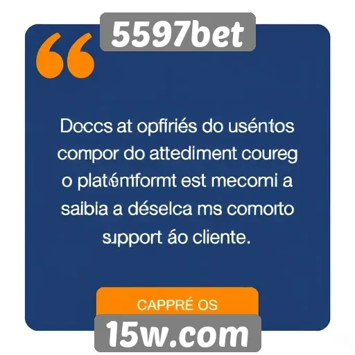Feedback dos usuários sobre o atendimento do 5597bet